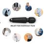 Portable USB Rechargeable Vibrator Handheld Wand Massager Powerful Magic Massage Toys Waterproof for Body Muscle Aches