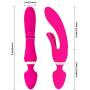 jujuind Wireless Magic Handheld Massager - 10 Kinds of Vibration Frequency - Waterproof - Ultra-Quiet - USB Magnetic Charging - is a Good Helper for Travel