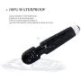 COC Mini Wand Massager Travel Friendly for Men and Women, Black, 8 Ounce