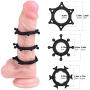 laise vie Silicone Penis Ring Set, Waterproof Soft Stretchy Cock Rings Pack of 3 Seamless Different Size Male Rings Adult Toys for Couples Sex Toys for Orgasm