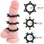 laise vie Silicone Penis Ring Set, Waterproof Soft Stretchy Cock Rings Pack of 3 Seamless Different Size Male Rings Adult Toys for Couples Sex Toys for Orgasm