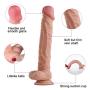 SHEQU 10 Inches Realistic Dildo with Suction Cup- Dong with Balls Fake Penis Adult Sex Female Massage Masturbation Toys(Jackeys Power Dick)