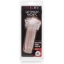 CalExotics Optimum Series Stroker Pussy Pump Sleeve - Male Silicone Masturbation Sleeve - 6.25 Inch Adult Male Masturbator Sex Toy – Clear