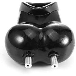 Estim Electro Shock Testicle Rings/Penis Rings 1 Porn Cube, Electric Stimulation, Pulse Physiotherapy, Orgasm, Masturbation Bondage Binding Torture BDSM SM Sex Toys,Black