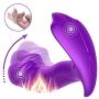Wearable Butterfly Massage Toys - Multiple Speeds - 10 Frequency Wireless Remote Control - Silent Soft Skin Friendly - Relaxation of Back and Shoulder Shoulders - Relaxing Couples and Happy Massagers