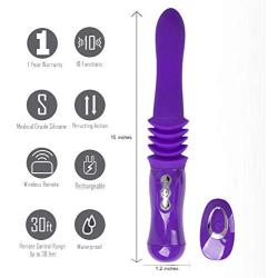 Maia Toys Monroe Remote Control Thrusting Vibrating Sex Machine