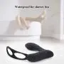 Vibrating Penis Ring, 3 in 1 Wireless Remote Control Prostate Massager with Ball Loop, 10 Speed Rechargeable Vibrator Stimulator Anal Sex Toys for Couple Play