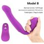 Love Love Toy Purple Super Huge Long Wand Massage Lifelike Wand Massage Pěggíng Strǎp-on for Coǔples (Beginner) JKCNXJN