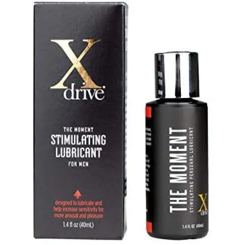 Xdrive’s The Moment Stimulating Personal Lubricant for Men, Male Enhancing Silicone-Based Lube, Personal Lubricant for Sex - DreamBrands (1.4 fl oz) Xdrive’s The Moment Stimulating Personal Lubricant for Men, Male Enhancing Silicone-Based Lube, Personal Lubricant for Sex - DreamBrands (1.4 fl oz)