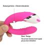 Portable Couple Vibrant Toy USB Rechargeable Silicone Waterproof U Type Speed G-Spotter for Women Couple