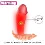 Wearable Butterfly Vibrator Heating G-Spot Vibrator Remote Control Clitoris G-Spot and Anal Triple Massager Female Masturbation Dildo Vibrating Can Charge Vaginal Stimulation, Suitable For Beginners