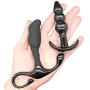 Roxy Sex Toys Anal Prostate P Spot Massager & Black Butt Plug for Men