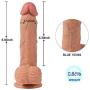 8.46 inch Realistic Dǐldo Waterproof Wand of Toys for Anal and Vaginal Stimulation Realistic Flexible Pěnis Massagěr Toys Men and Women