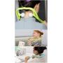 Office Neck Massager Authentic, Pressure Point Therapy Massager, Home Manual Neck and Shoulder Pressure Deep Tissue Dual Trigger Point Manual self Muscle Massage (Blue)