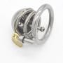 Chástí-ty Device, Cǒck Lock, Pěnǐs Lock Ring Men Hypoallergenic Stainless Steel Metal Chasteness Device Anti-Off T-Shirt Belt - 23 (Size : 40mm)