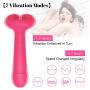 G Spot Vibrator with 3 Motors for Vagina Clitoris Penis Stimulation，Treediride 2.0 Upgrade Silicone Dildo Vibrator with 7 Vibration Modes Waterproof Penis Stimulator Quiet Sex Toy for Women Men Couple