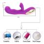 Multi Speed USB Rechargeable Strong Fluttering Thrusting Waterproof Massager for Women Fitness Sport