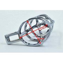 Top Quality Alloy Metal Male Chastity Cages,Cock Cage,Penis Rings,Virginity Lock,Adult Games Sex Toys (Ring 50mm)