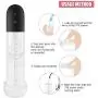 Automatic Penis Vacuum Pump with Masturbation Sleeve for Powerful Suction, PALOQUETH 2 in1 Rechargeable Electronic Penis Growth Pump with Male Masturbator Sex Toy for Beginners 2.83 inch*11.8 inch