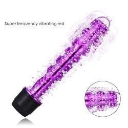 Jelly Dildo Vibrator Multi-Speed Vibrating Waterproof G Spot AV Wand Vibrator, Magic Wand Massager Sex Toys for Woman