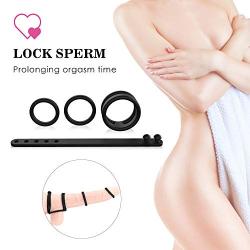 4 Pack Penis Ring Set for Men, Adjustable Multi-Functional Cock Rings Set for Penis Erection Stronger – KAVAL Male Sex Toy