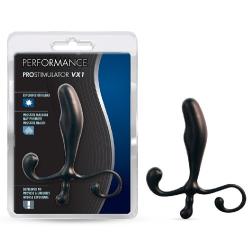 Soft Flexible P Spot Stimulator - Prostate Massager - Sex Toy for Men (Black)