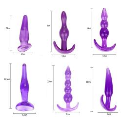 Relax Perfect Size 6 PCS Comfortable Medical Kits Silicone Training Pleasure Toy for Him and Her Massager