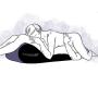 Inflatable Wedge Pillow Love Position Cushion Couple Toy