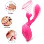 Portable 7 Suction Vibrator Electronic Mobile Computer USB Rechargeable Power Suitable for Home Personal Fitness Sports