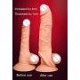 Penis Enlargement Sleeves Colossus Realistic Cock Girth Enhancer Penis-extender Sleeve Penis-extension Add On 1.6" 35% Bigger Soft Penis Couple Fun Toy