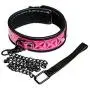 Sinful Adjustable Vinyl Collar, Pink Sinful Adjustable Vinyl Collar, Pink