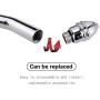 59-inch Shower Hose for Portable Bathroom Douche Anal Enema Bidet Curved Cleaner Zinc Alloy Wash Cleansing Tool with 2 Shower Heads 59-inch Shower Hose for Portable Bathroom Douche Anal Enema Bidet Curved Cleaner Zinc Alloy Wash Cleansing Tool with 2 Shower Heads