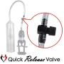 LeLuv Vacuum Penis Pump EasyOp Z-Grip Natural Male Enhancement Bundle with 3 Cylinder Seal Sizes of Sleeves