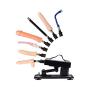 Y-Not Automatic Love Sex Machine Gun Sex Toys Masturbation for Women and Men Fast Pumping and Thrusting Multispeed Telescopic Free Dildo Retractable with 7 Attachments Black