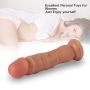 Labibing Lifelike Massager 7.28 inch Silicone Realistic & Safe Material Waterproof Toys with Hands-Free Suction Cup Labibing