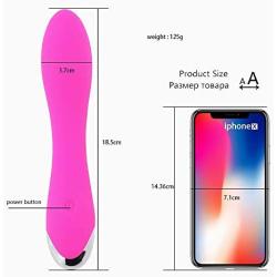 DJKFHIU New Silent Vibrator Force Rotating - 10x Multi-Speed USB Cable Rechargeable Weaterproof Design DJKFHIU (Color : Pink)