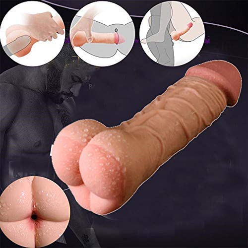 RONSHIN Male Masturbators Cock Big Realistic Penis Dildo Anal Pocket for Men Gay