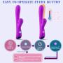 IPX7 Waterproof Wand Massager with 10-Speed Vibratir Setting Modes Personal Massager, USB Rechargeable Mini Travel Size Massage for Body Muscles Relaxed