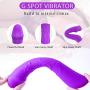 G Spot Vibrator with Fexible Shaft 9 Strong Vibration Patterns for Multiple Orgasms, PALOQUETH Waterproof Personal Dildo Vibrator for Clit Stimulation, Soft Silicone Rechargeable