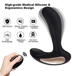 Vibrating Massager with 12 Modes Waterproof USB Charge Massage for Men