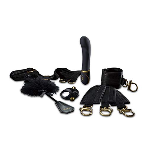 Fredericks of Hollywood Couples Set with Vibe/Cuffs/Bed Spreader