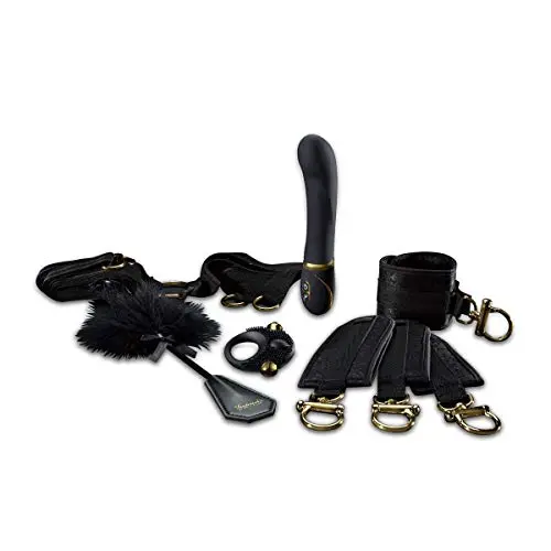 Fredericks of Hollywood Couples Set with Vibe/Cuffs/Bed Spreader Fredericks of Hollywood Couples Set with Vibe/Cuffs/Bed Spreader