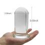 FST 6cm Large Butt Plug Big Crystal Dildo G spot Stimulator Sex Pleasure Wand for Women Men Adult Products Masturbation Glass Dildo