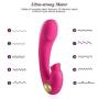 MXJYB Waterproof 7 Frequency Vibration Suction Massager, USB Charging, Multi-Speed Wireless Suction Simulator, Silent Waterproof d Vibration Massage MXJYB