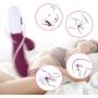 Portable 30-Speed Vibrating Silicone Waterproof G~Spôt Vîb~rá~törs Dual Vibration Home Personal Fitness Massage