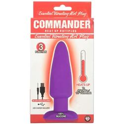 Commander Essential Vibrating Hot Plug (Purple)