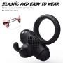 Vibrating Ring，Rings Vibrator for Men - Male Toys Silicone Waterproof Rabbit Clitoral Stimulate for Women