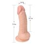 HuihuiLe Did-Los Women Realistic Soft Suction Cup Toy (Flesh)