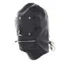 Raycity Leather Bondage Fetish Mask Hood Lockable Blindfold & Dildo Penis Mouth Gag Head Hood with 2 Nose Hole BDSM Toy Raycity Leather Bondage Fetish Mask Hood Lockable Blindfold & Dildo Penis Mouth Gag Head Hood with 2 Nose Hole BDSM Toy