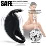 Lǒck S`perm Ring Training Rings Delay Time for Men Vibrantion Six Toy P-ëň-Ïš Rings Massaging Device Healthy Toy